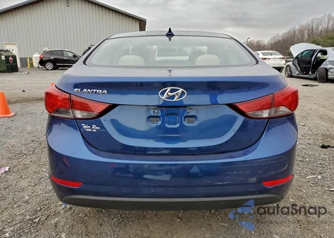 2016 Hyundai Elantra Se from USA, damaged, VIN 5NPDH4AE1GH773052